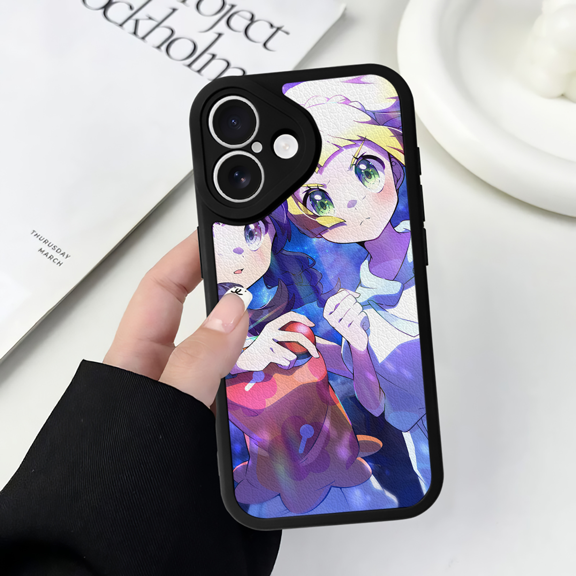 （画像用） ポケットモンスター Pokémon 【iPhone 16シリーズ対応】シリコンスマホケース（レザー調） 材質：シリコン